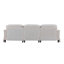Canapé modulaire en bois chenille
