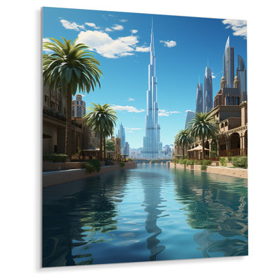 «City of Hauteur II», impression d'art mural en métal