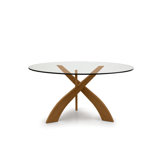 Entwine Round Glass Top Table