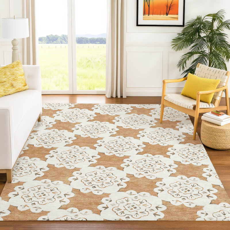 Machine Washable Indoor/Outdoor Adalaide ACN2352 Casual Rug, Rectangle 8' x 10'