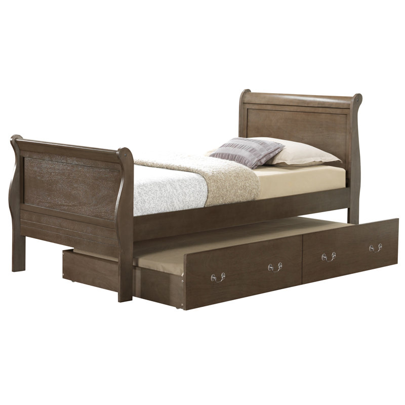 Citronelle Kids with Trundle, Twin, Gray