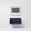 Ensemble de meuble-lavabo simple 24 po avec plateau et miroir Geneva-112899993-112899996