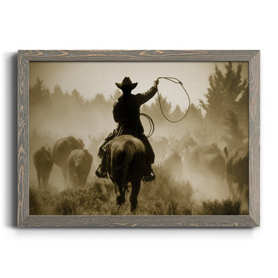 Rope and Ride - Photographie sur toile avec cadre photo