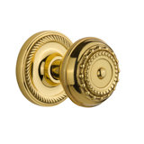 Rope Rosette with Meadows Door Knob