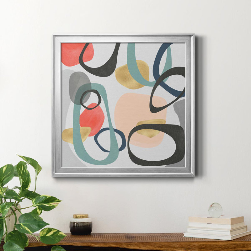 «Dessau I», reproduction de photo sur toile encadrée, H 22,5 po x l 22,5 po x P 1,5 po, Argent