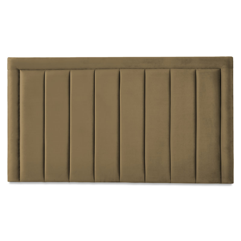 Franciene Upholstered Headboard, Small Double (4'), Aqua Velvet