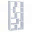 Bibliothèque géométrique blanche à 8 tablettes-2079641733