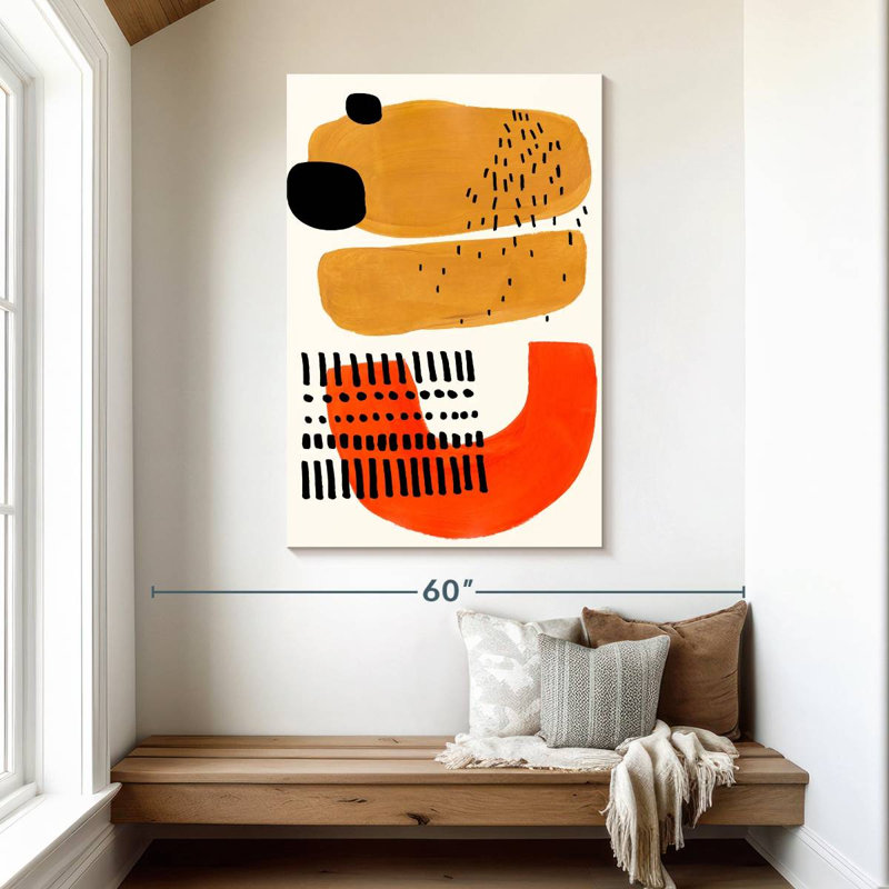 Avery Mid Century Smile, H 48 po x l 32 po