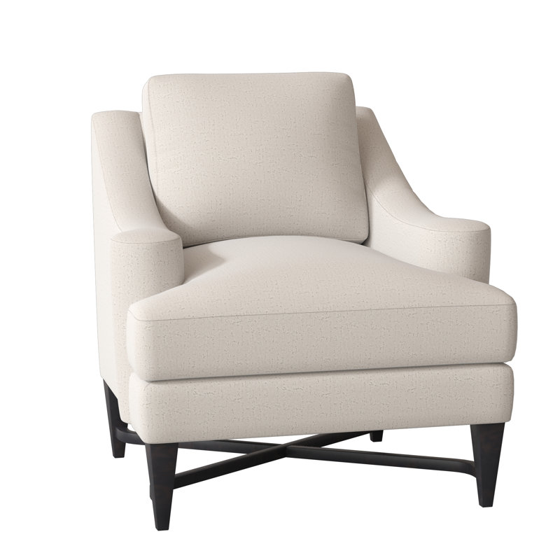 Fauteuil Foxtrot, Espresso, Ivoire de Venise