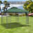Ausbon Dakota Fields Green Plastic Replacement Canopy for Gazebo