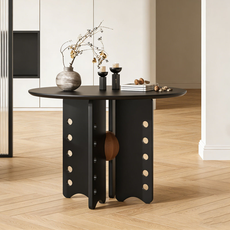 Table de salle à manger Mid-Century, 29,5 po H x 43,3 po L x 43,3 po l