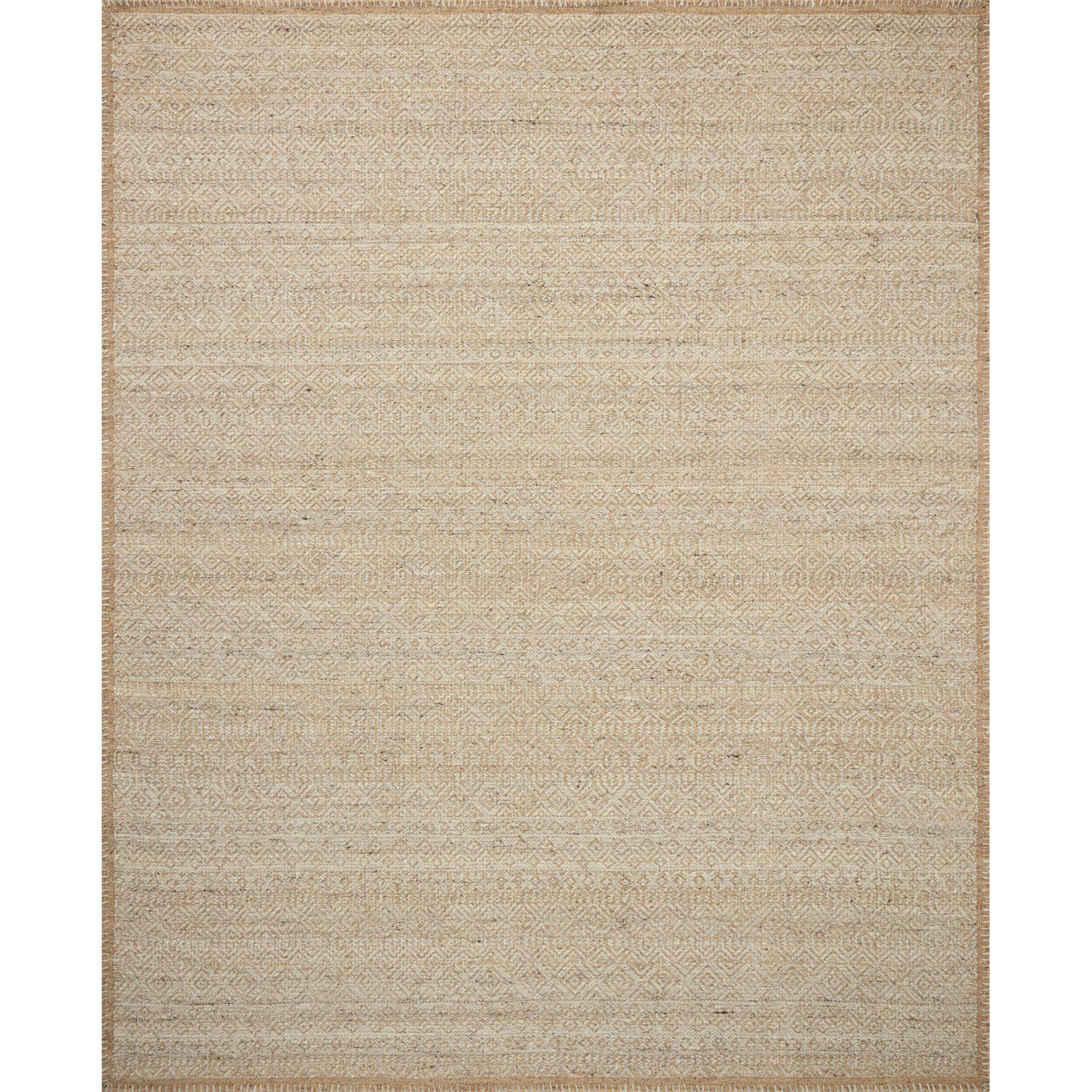 Amber Lewis x Loloi Bowie Ivory / Taupe Area Rug, Rectangle 2' x 3'