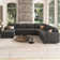 Anureet Modular Sectional with Storage Ottoman