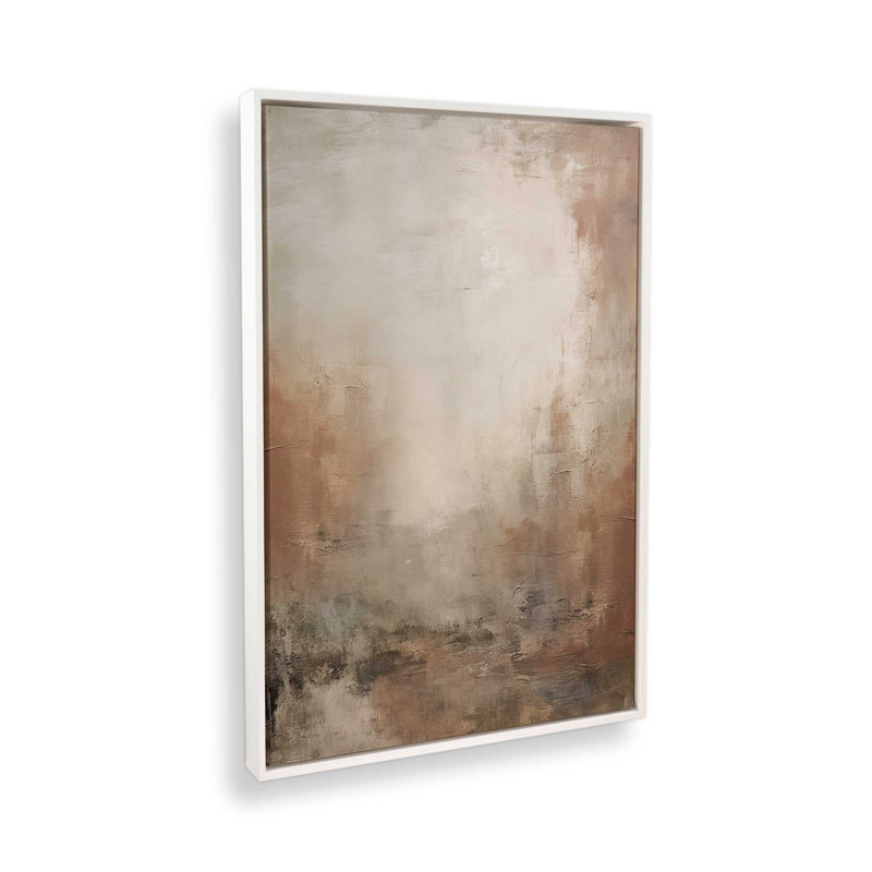 «Russet Mist Déroulant», reproduction sur toile roulée, Cadre flottant, H 48,75 po x l 32,75 po x P 1,75 po, Blanc opaque
