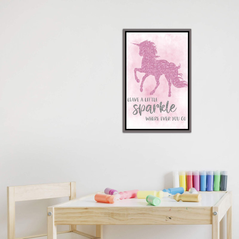 Art sparkle, Toile encadrée de bois rustique foncé, H 26 po x l 18 po x P 1,5 po