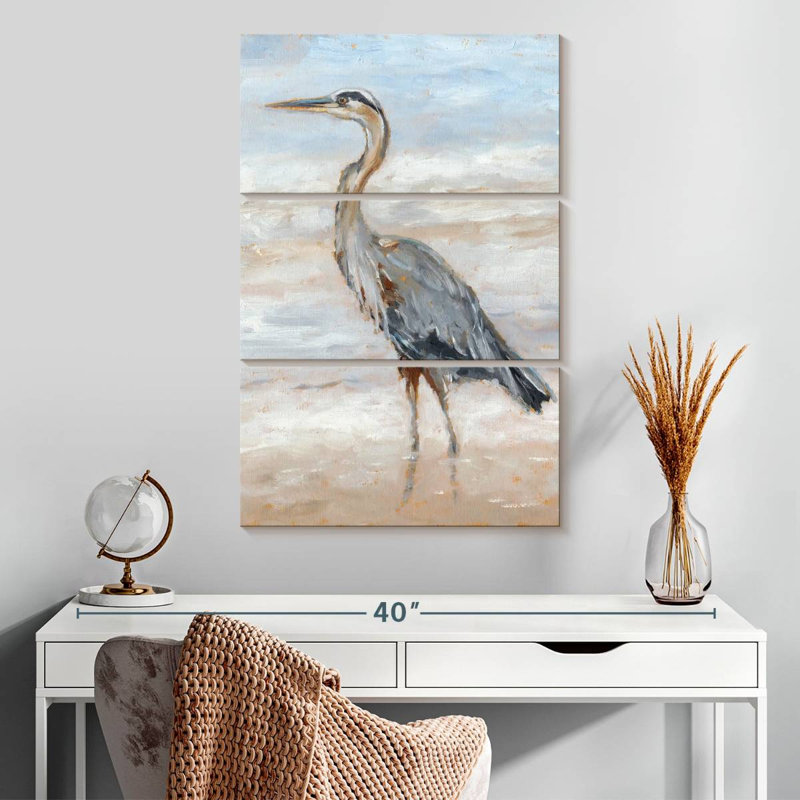 Brampt Beach Heron II, 32" H x 20" W