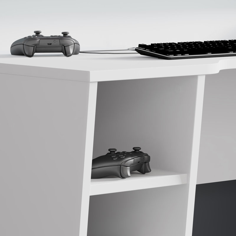 Bottorff Computer Desk, White Matt