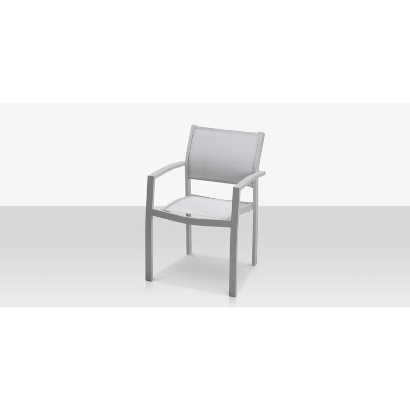 Chaise de salle à manger Fusion, Gris nuageux, Argent Kessler