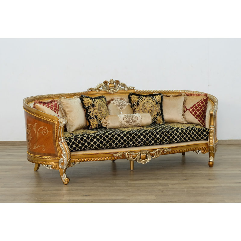 Luxor Sofa, 44.5" H x 79" W x 37.5" D, Brown