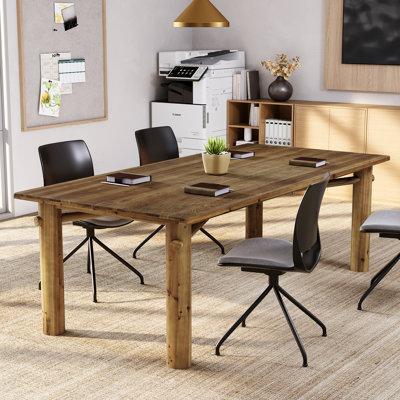 Solid Wood 5 Ft Conference Table by Ophelia & Co.