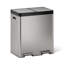 82-Liter Stainless Steel Dual-Bin Step Trash Can-1359391577