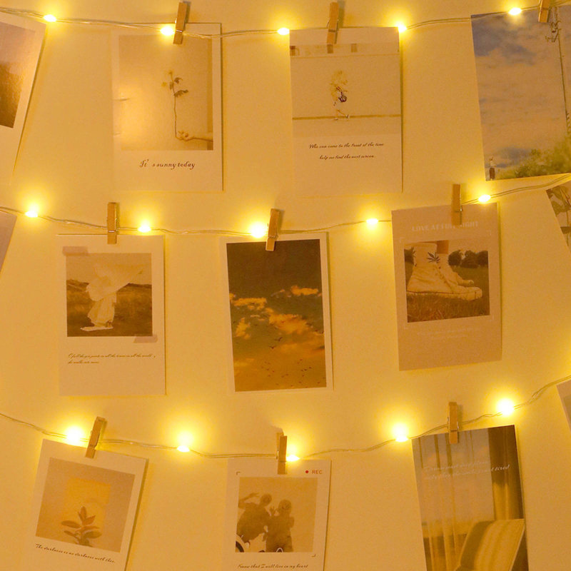 LED String, Battery String Star, Used For Indoor And Outdoor Decoration Wedding Family Party Christmas. (warm White)