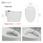 Toilette Smart Bidet avec lavage par massage, chasse d'eau automatique, siège chauffant, télécommande multifonction