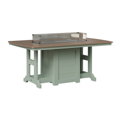Berlin Gardens Garden Classic 72″ Fire Pit Dining Table