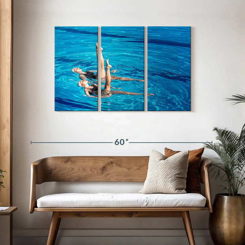 Sireci Synchronized Swimmers, 28" H x 45" W