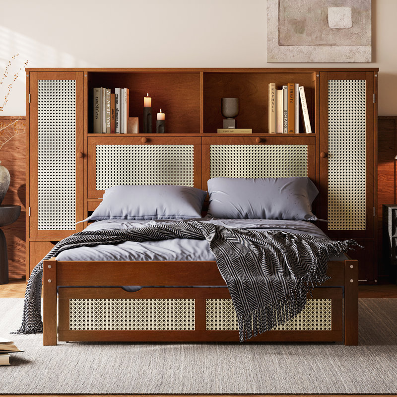 Bed For Bedroom, Walnut