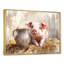 «Milk and Pig Portrait At The Farm I», reproduction sur toile encadrée-1125794904-1302855615