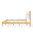 King Size Bed Frame Featuring Fleece Soft - Pack Headboard, Rubber Wood, 47.5 Inch High Supportive Mattress Platform With Upholstered Solid Wood Design, Headboard For Organization, Slats-1718820368