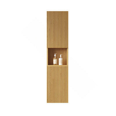 59" Tall Bathroom Wall Mounted Cabinet, Narrow Storage Cabinet With Doors And Shelves, Suitable For Small Spaces, Applicable To Bathroom, Living Rooms And Laundry