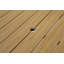 Table de salle à manger extérieure pliante pour 4 à 6 personnes, structure en acier avec trou de parasol pour patio, jardin, cour, terrasse, bord de piscine (jaune)