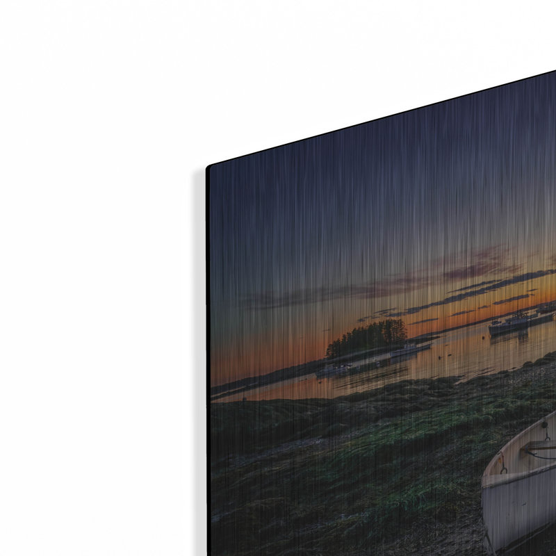 Mur en métal «Dusk In Barney Cove» par Rick Berk, H 24 po x l 36 po
