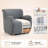  Wingback Upholstered Accent Chair-1926678806