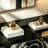 Modern minimalist light luxury sideboard