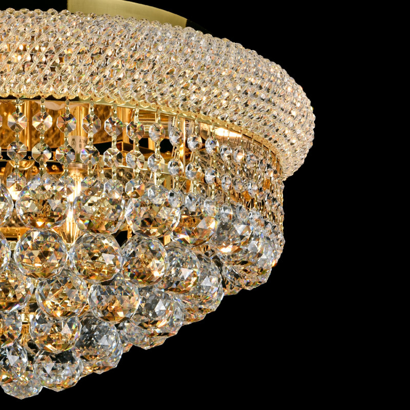 Mckie Flush Mount, Gold