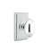 Emtek Passage Knobset w/ Rectangular Rosette and Egg Knob