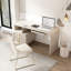 Bureau rectangulaire moderne de style crème minimaliste-455536580