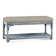 Summer Retreat Wicker Shelf Storage Bench