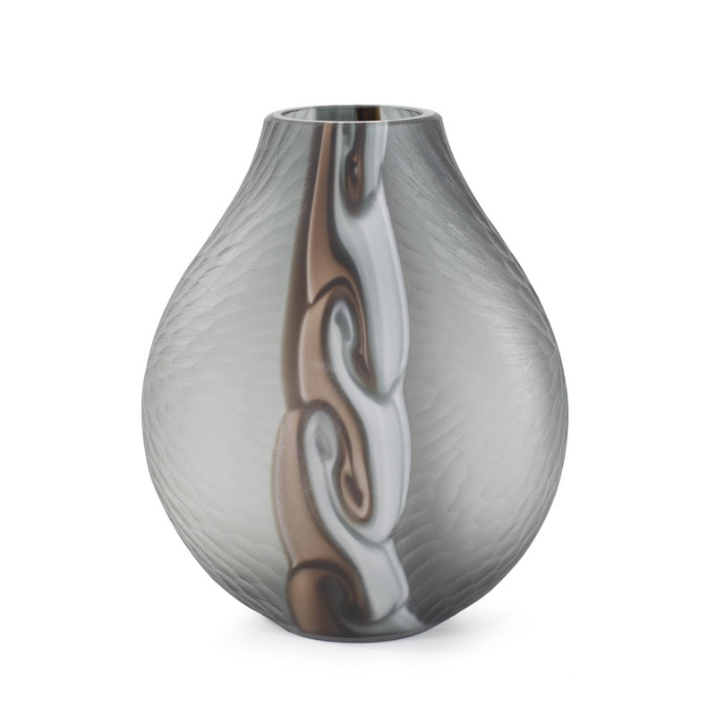 Vase en verre Smooth Vibe - court