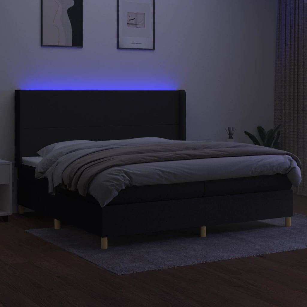 Boxspringbett Benjam, 200 x 200 cm