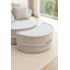 Fauteuil demi-tonneau rembourré avec repose-pieds-1393004081