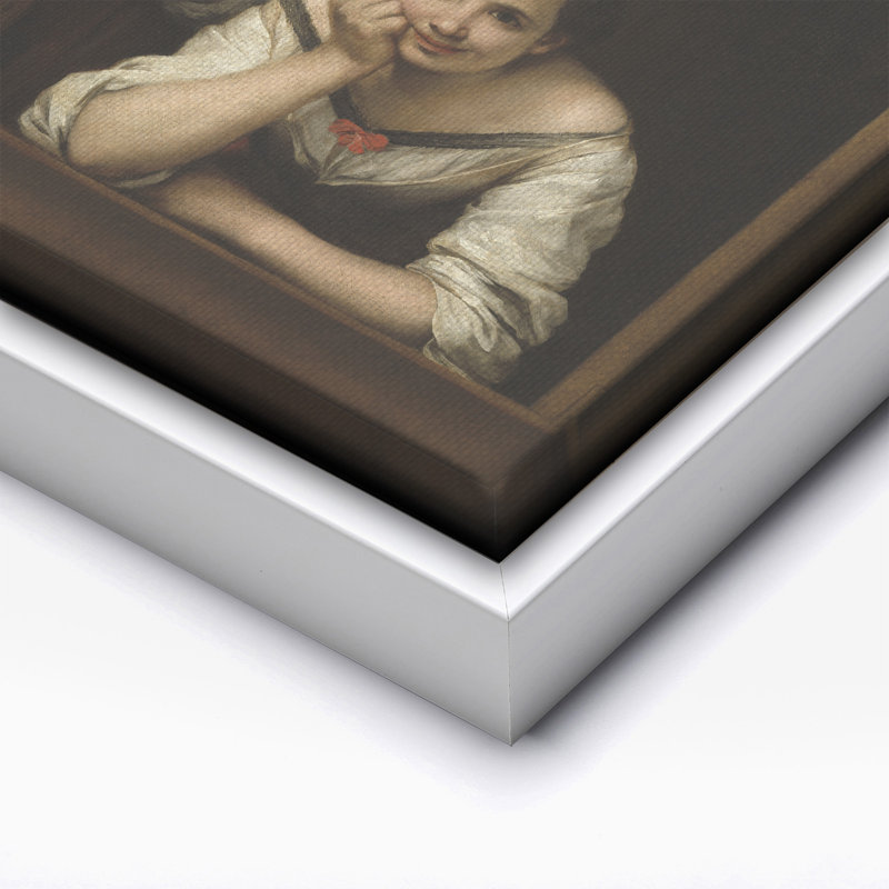 Joli cul, Canvas, White Framed, 16"H x 20"W