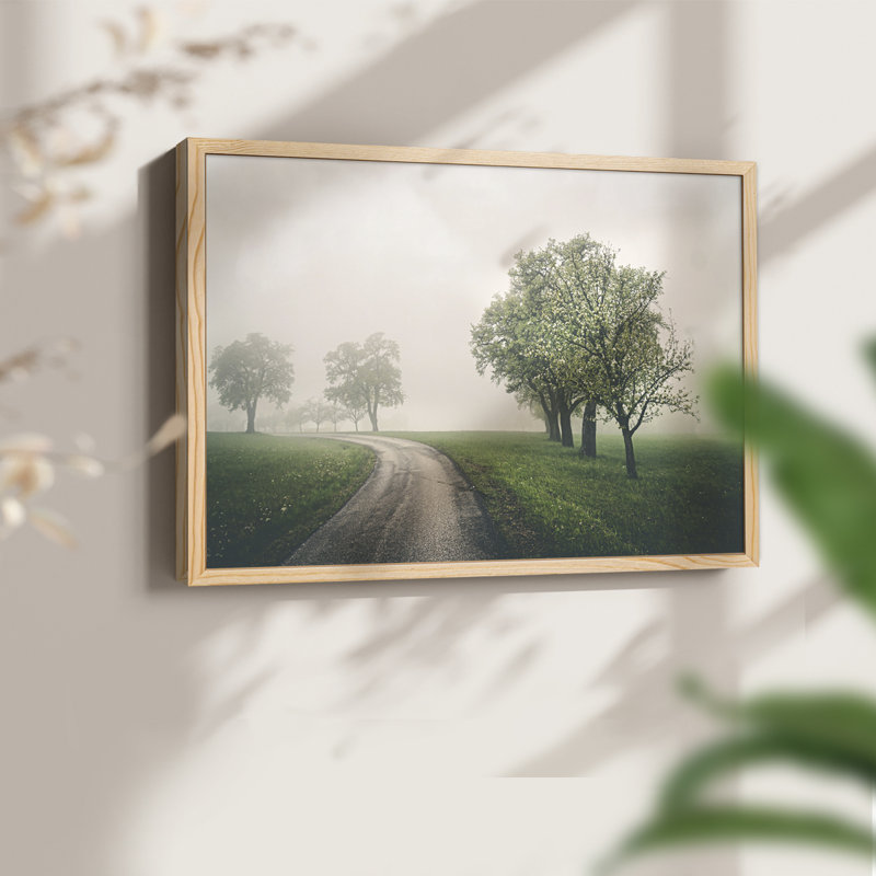 Dusty Spring -Framed Print - Restickable, Natural, 22" H x 28" W