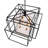 Kitzi 32 - Light Steel Dimmable Lantern Square / Rectangle Chandelier