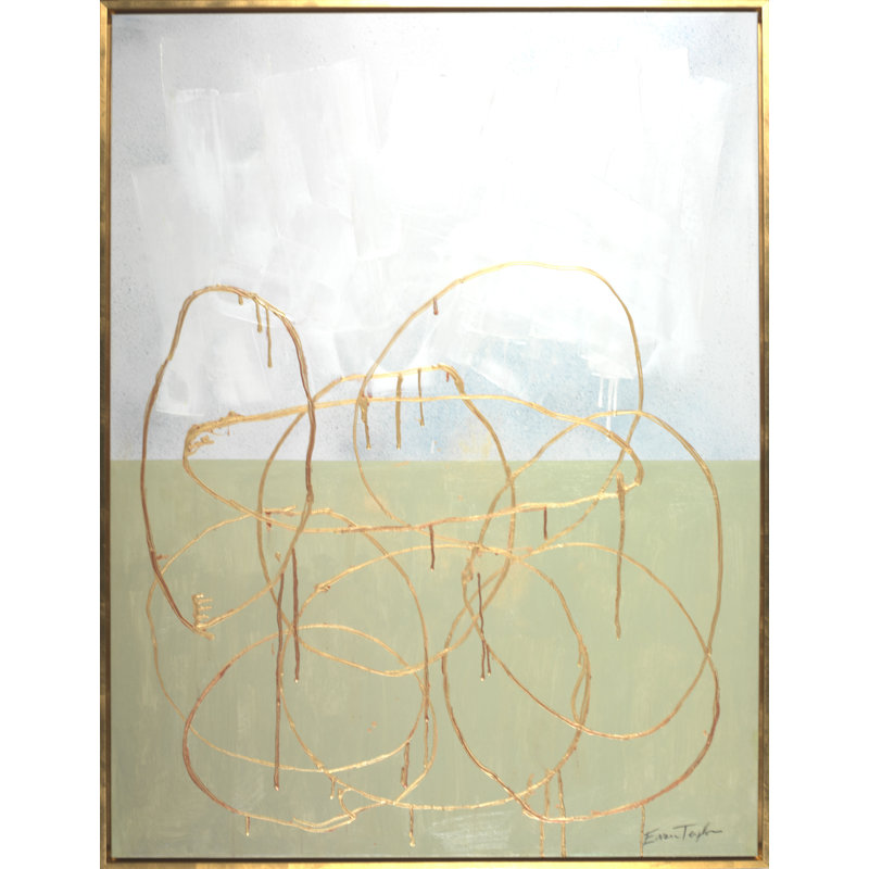 «Count on It» par Evan Taylor - peinture sur toile à cadre flottant