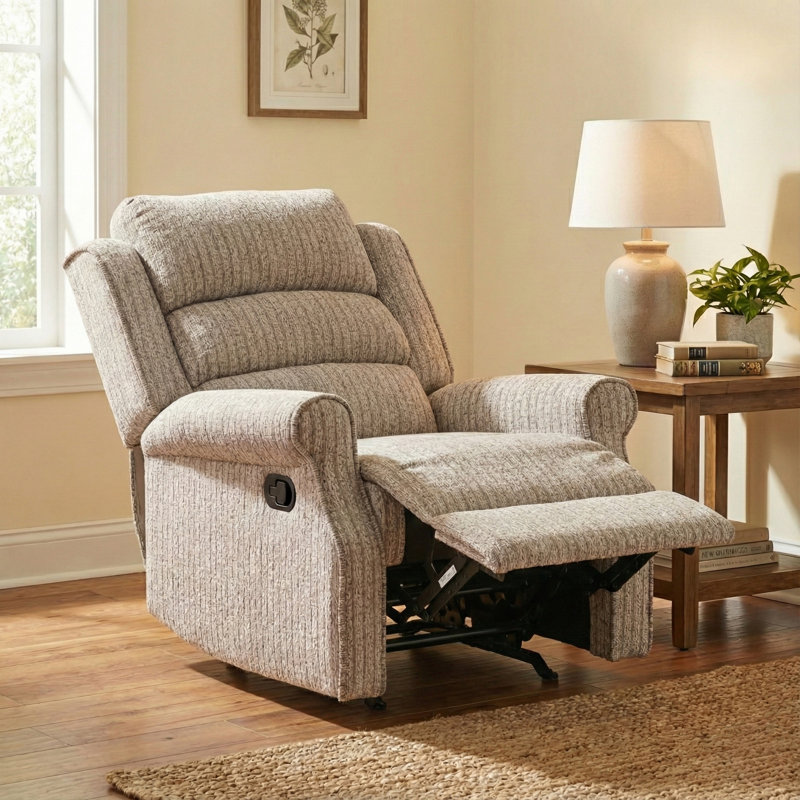 Lainey 79cm Wide Standard Recliner, Natural