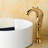 Swan Faucet Copper Single Handle Single Hole Matching Pop Up Drain Without Overflow Stopper And Supply Line Vessel Sink Faucet Lavatory Basin Vanity Mixer Tap Lead-Free-64577863
